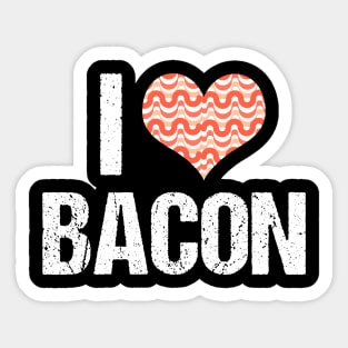 I Love Bacon Sticker